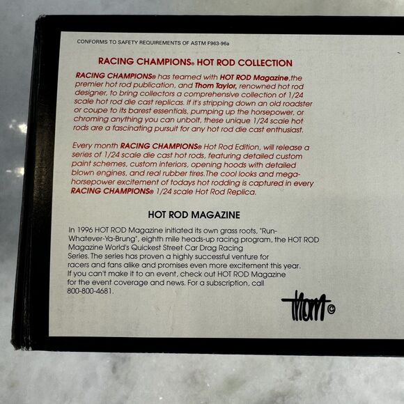 Racing Champions 24K Gold Plated Hot Rod Reflections In Gold 1:24 (1 of 4998) - Picture 7 of 11